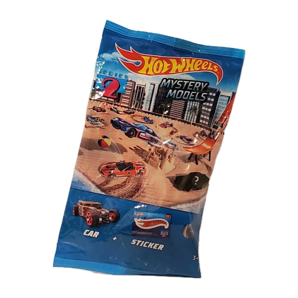 2019 Mattel Hot Wheels Mystery Models Series 2 Car + Sticker